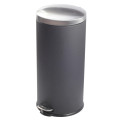 Round Metal Step Trash Can Wastebasket for Home