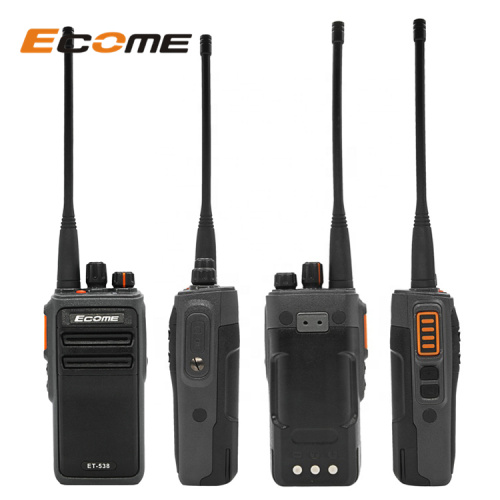 ECOME ET-538 UNTERWASSER PROFESSIONE LANGE RANGE 10W Hochwertiges VHF UHF Walkie Talkie