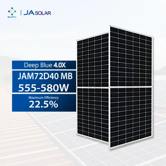 25-Year Warranty on JA Solar's High-Power N-Type Bifacial Double Glass Solar Panels: 555W, 560W, 565W, 570W, 575W & 580W Models - JAM72D40 MB