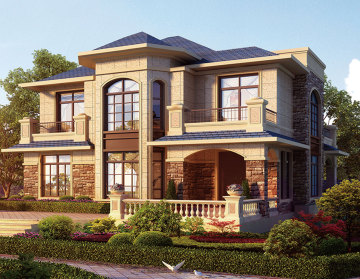 Neoklasik Villa: indah dan menawan