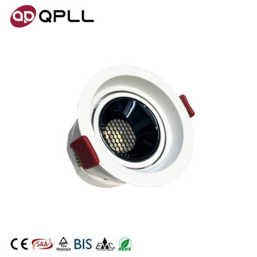 Modern No-Flicker Indoor Aluminum Adjustable LED Recessed Spotlight