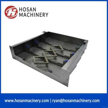 stainless steel telescopic bellow cover for cnc machine