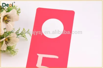 Custom specialty plastic Hang tag