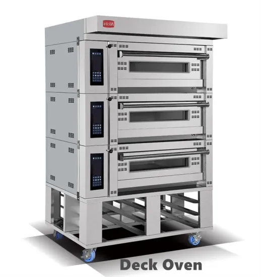 Professional Commercial Kitchen Bakery Multifunction Equipment Baking Bread Pizza Cake Cooking Sweden Style Electric Deck Oven