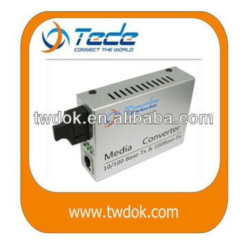 Professional manufacture with high quality single mode fiber media converter
