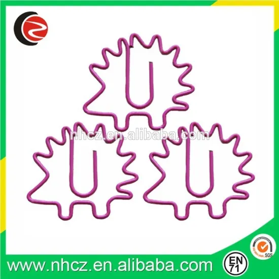 factory supplier custom logo metal paper clip