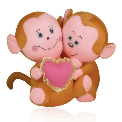 popular plush big eye mascot pendant,standing plush mascot