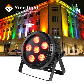 6x18W LED Wireless Battery-Powered RGBWA UV 6-in-1 PAR Light for Outdoor Use