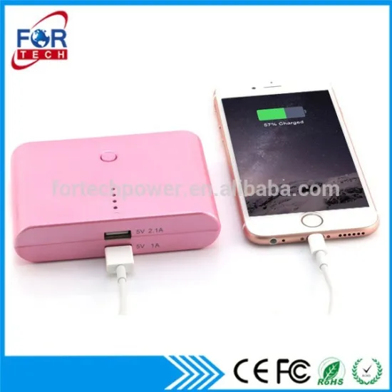 Chinese Factory Best Quality OEM Portable Power Bank External Battery Pack 6800mAh