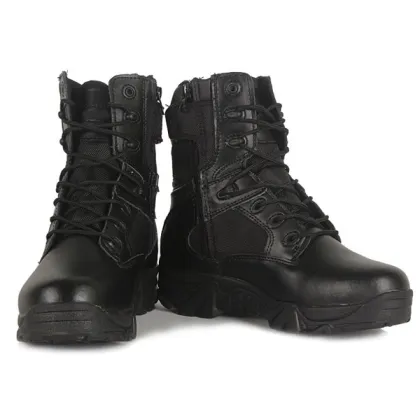 Mexican Parachute Military Boots Combat For Men Leather