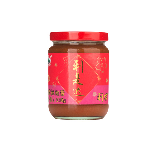 230 g di salsa di peperoncino all&#39;aglio (vaso di vetro)