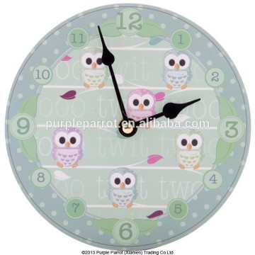 MDF Clock, Owl clock, Wooden Clock