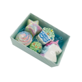 Unicornio Cupcake Heart Star Colorida Bath Bombs