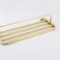 Brushed Gold Wall Mounted Copper Tissue Holder