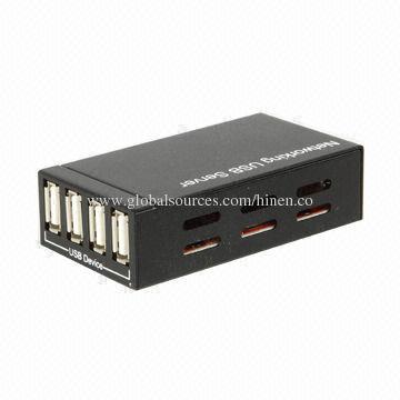 Networking USB Server, Supports TCP/IP Protocol, USB2.0 Specification