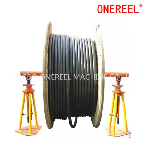 Simple Large Capacity Hydraulic Conductor Reel Stands China