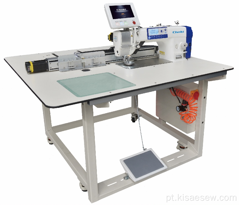 Máquina de costura inteligente de bloqueio e modelo