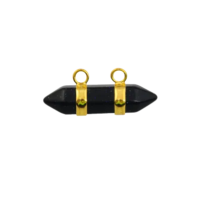 Fashion Hexagon Bicone Pendant Plated Silver for Women Jewelry Necklace