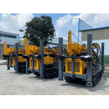 180m pneumatic DTH water well drilling rig machine