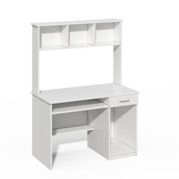 Wholesale Simple White Multi-purpose Computer Desk E1 Grade Board Production