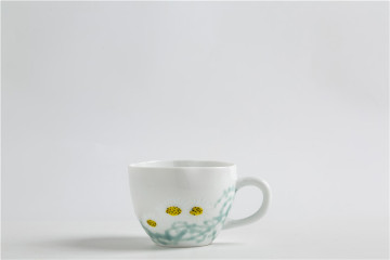 hand made mug cup with handle
