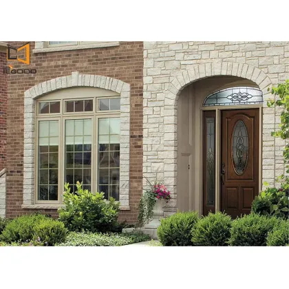 French Style High-Quality Tempered Glass Exterior UPVC/PVC Flush Pella Casement Windows: Premium Window Solutions