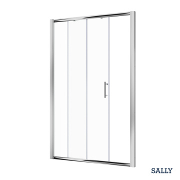 Sally πλαισιωμένο μέγεθος σχεδιασμού προσαρμόσιμο συρόμενες πόρτες ντους