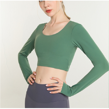 kirasê kirasê dirêj ê yoga crop top