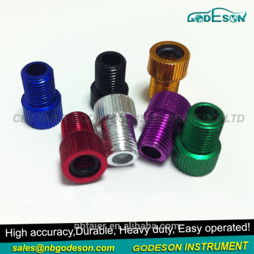 Aluminum bus tire valve cap