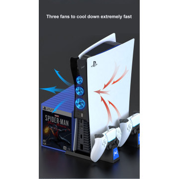 PS5 Stand with Suction Cooling Fan