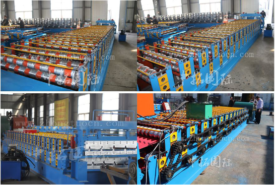 Steel Sheet Tile Making Machine