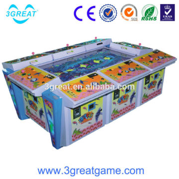 8 players lottery arcade game fishing machine