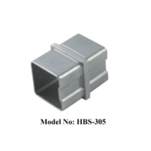 Stainless Steel Glass Handrail Square Connectors
