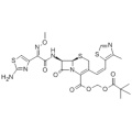 5-Thia-1-azabicyclo[4.2.0]oct-2-ene-2-carboxylicacid,7-[[(2Z)-2-(2-amino-4-thiazolyl)-2-(methoxyimino)acetyl]amino]-3-[(1Z)-2-(4-methyl-5-thiazolyl)ethenyl]-8-oxo-,( 57357428, 57263703,2,2-dimethyl-1-oxopropoxy)methyl ester,( 57357429, 57263704,6R,7R)- CA