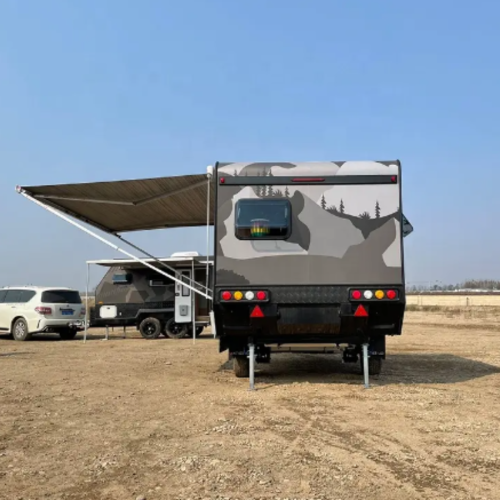 Independent suspension compact off road camper trailer