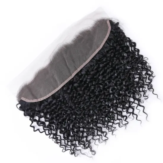 wholesale lace 13x4 frontal mongolian kinky curly hair with frontal closure