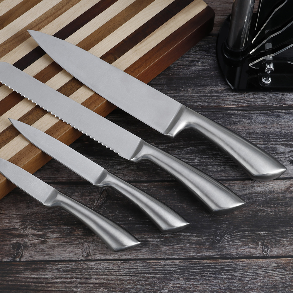 Set di coltelli da cucina in acciaio inossidabile 7 pezzi premium