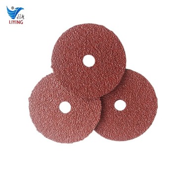 125mm Aluminum Oxide Fiber Polishing Sanding Disc for Wood and Metal