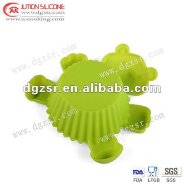 flower shape silicone baking ware