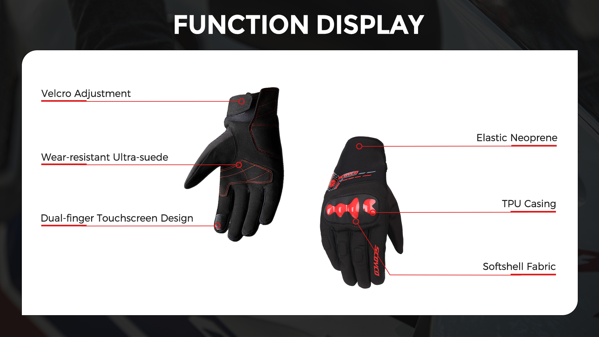 winter riding gloves