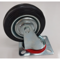 3-8 "Gummi-Rad drehbar starrer industrieller Rollen