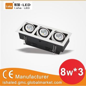 8W*3 LED downlight,grille light in good quality and CE,cob light