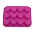 Molde para sartén para muffins, cupcake, silicona, antiadherente, 6 tazas