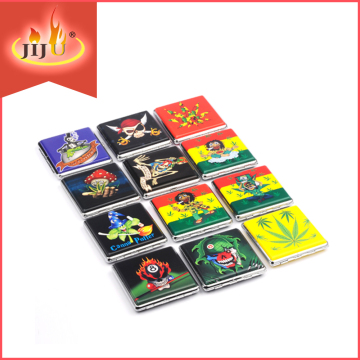 JL-072N Yiwu Jinlin manufacture hot selling can pack 18pcs cigarette custom printing cigarette case wholesaler