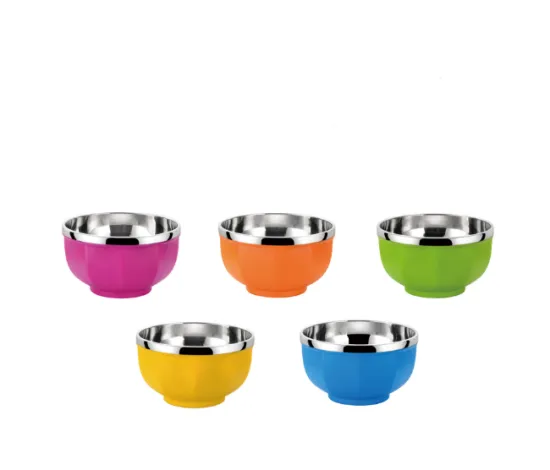 Stainless Steel Anti-ironing Colorful Bowl