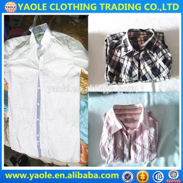 sale high quality men short sleeves shirt cheap used clothes