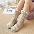 Herren strickten dicke Fuzzy -Slipper -Socken