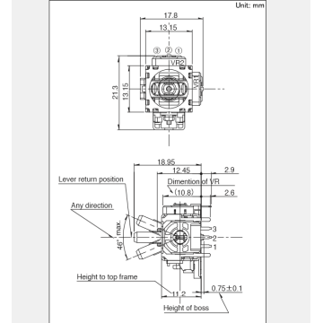 Controlador de joystick serie RKJXV