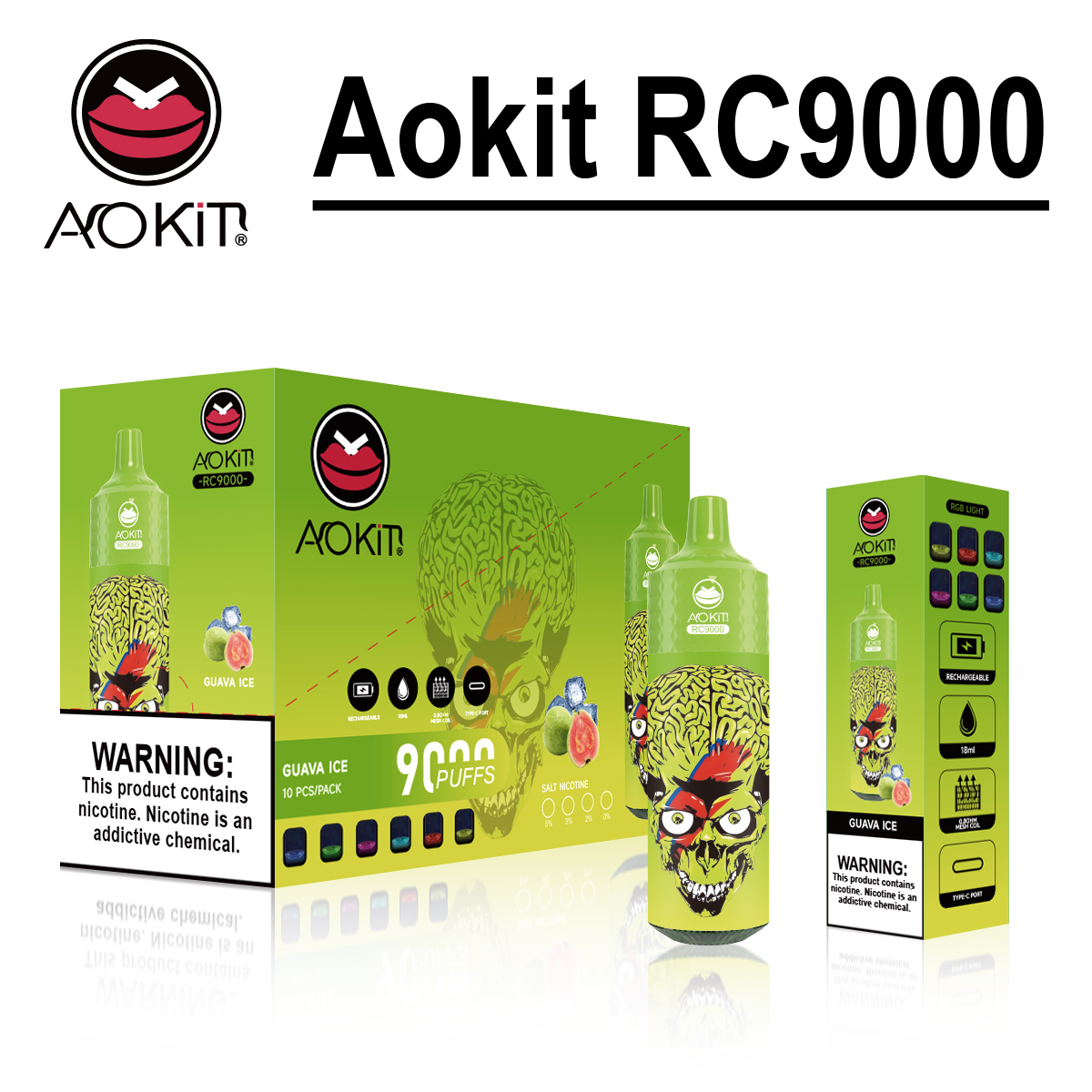 Guava-Ice-_Aokit RC9000puffs