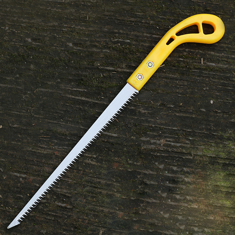 Fixed Saw Blade Soft Plastic Rubber Handle Hand Woodworking Hand Saw tree pruning saw garden